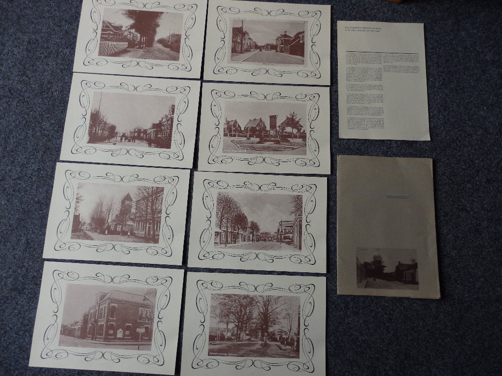 Fotografische impressie van Haren Groningen 8 prenten/foto's, Ophalen of Verzenden, Zo goed als nieuw