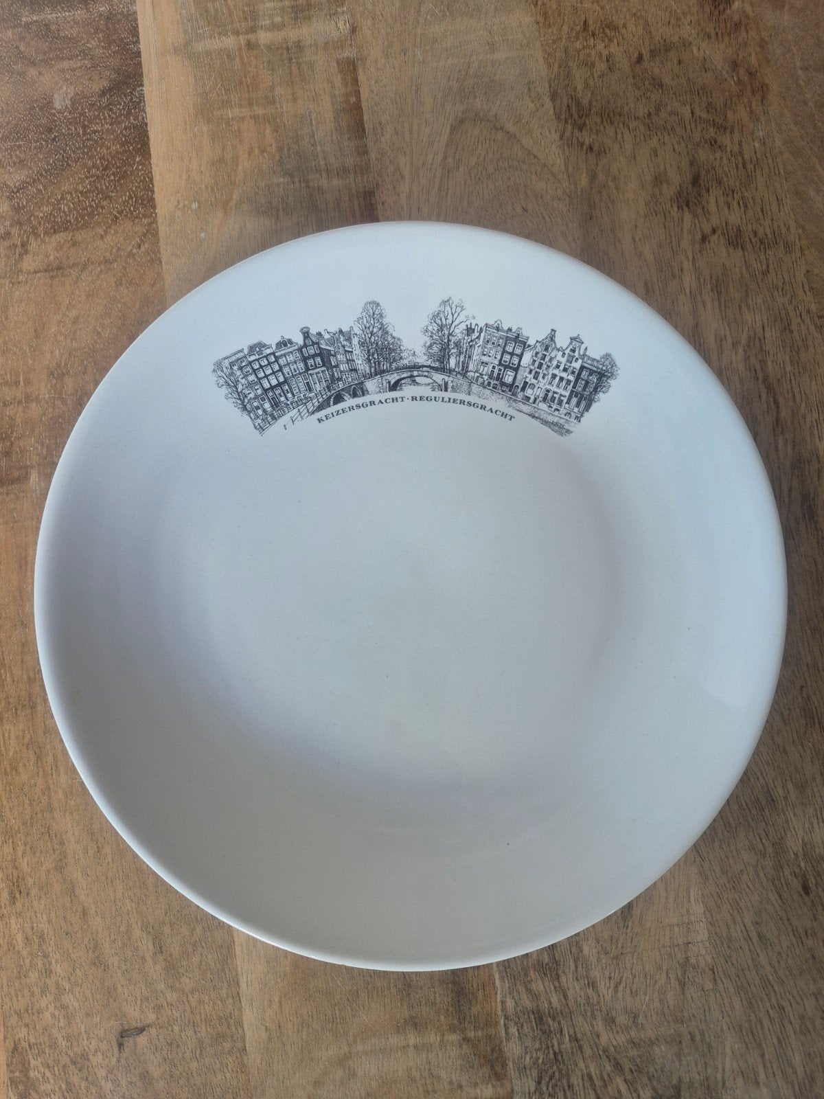 Villeroy & Boch Amsterdam grachtenpand borden, Ophalen of Verzenden