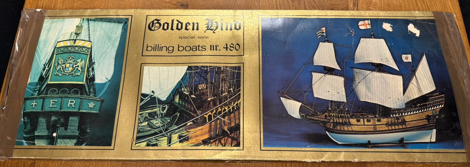 Billing boats nr 480+481 Golden Hind (special editie), Hobby en Vrije tijd, Modelbouw | Boten en Schepen, Ophalen of Verzenden