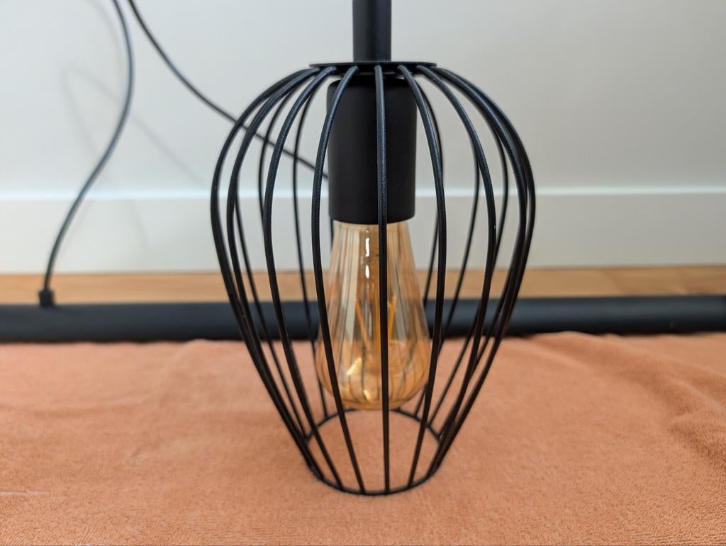 Eglo Hanglamp met LED-lampen - Zwart, Modern Design, Huis en Inrichting, Lampen | Hanglampen, Modern, Industrieel, Ophalen of Verzenden