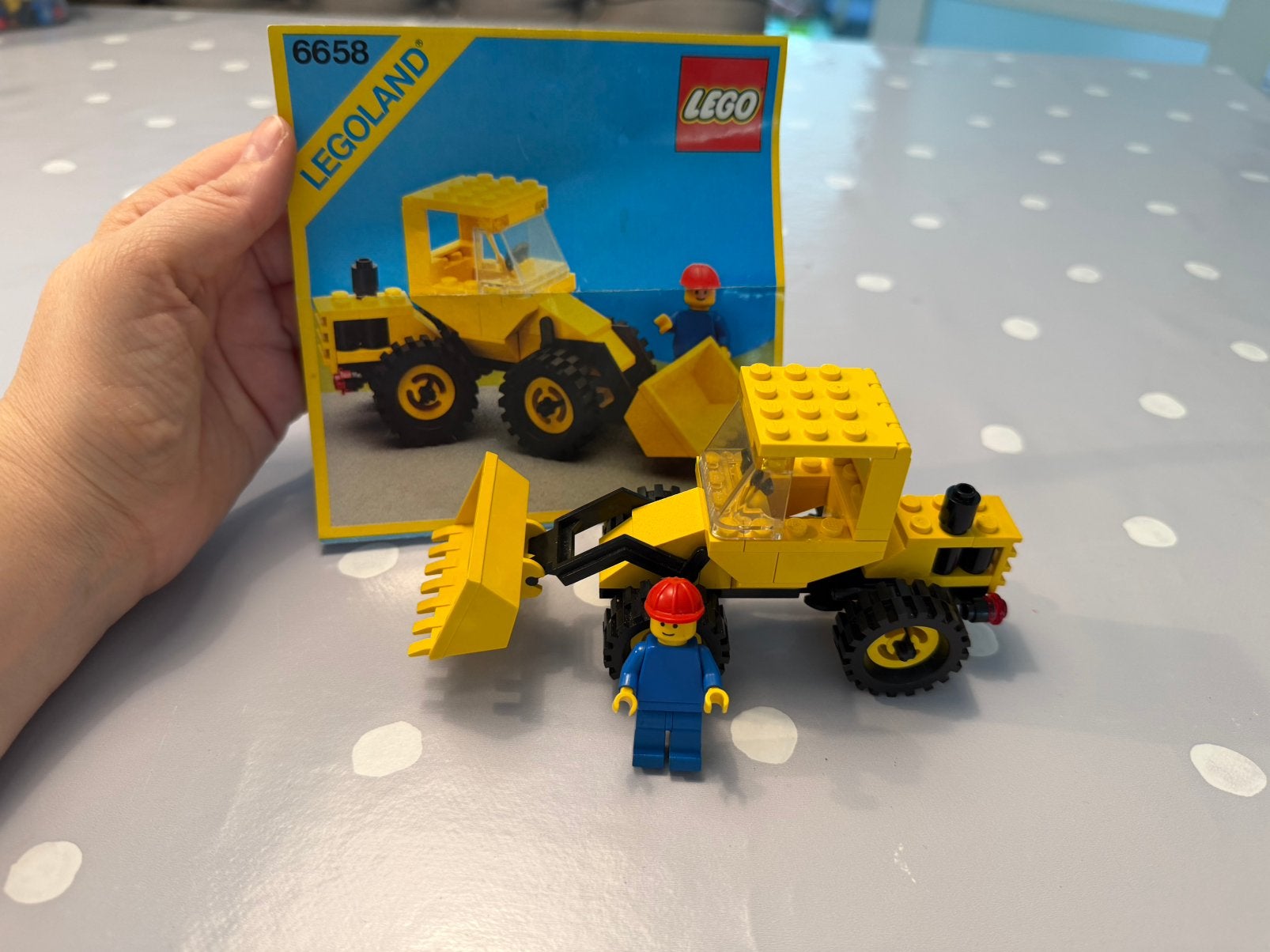 Lego 6658 Bulldozer, Compleet, Gebruikt, Lego, Ophalen of Verzenden