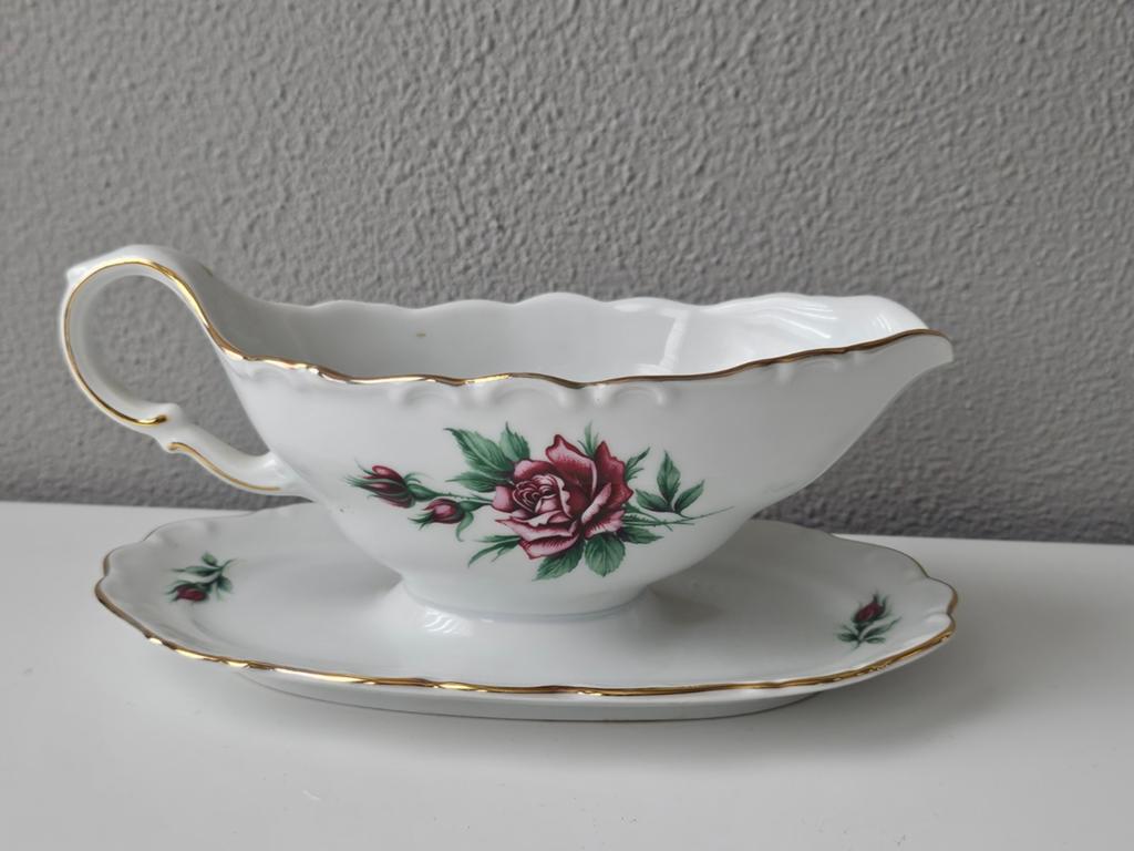 Schumann Arzberg Bavaria Sauskom met Rozen Decor, Ophalen of Verzenden