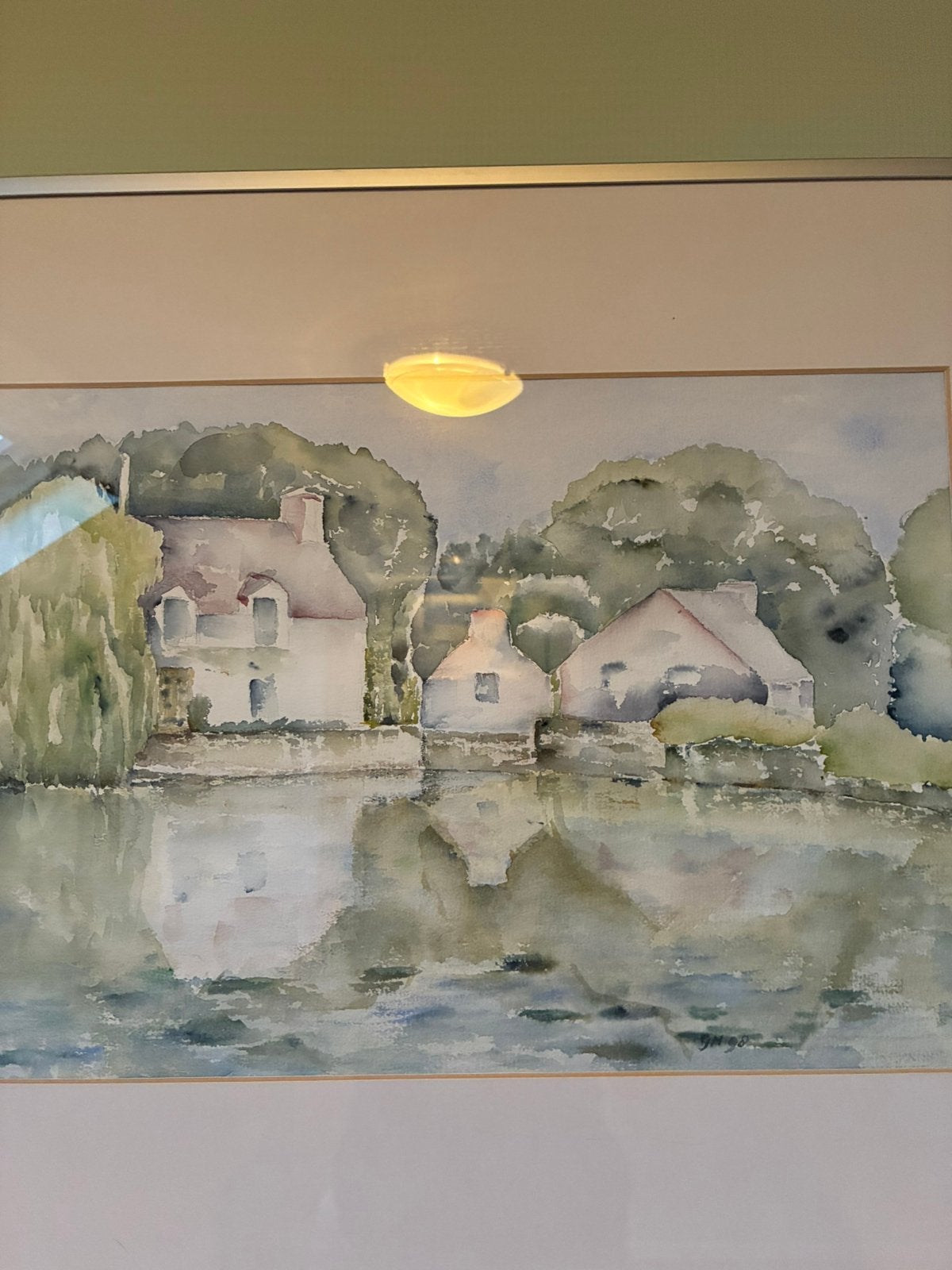 Aquarel, Antiek en Kunst, Kunst | Schilderijen | Abstract, Ophalen