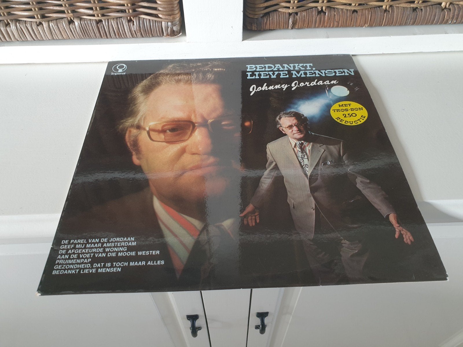 Johnny Jordaan - Bedankt lieve mensen (lp), Ophalen of Verzenden, Gebruikt, 12 inch, Levenslied of Smartlap