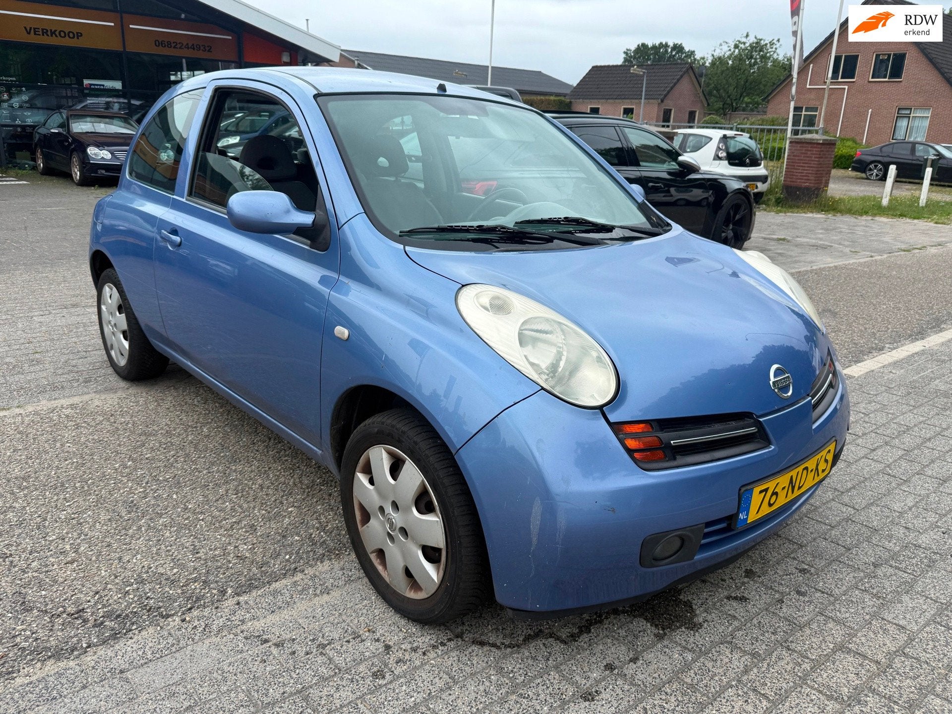 Nissan Micra 1.2 Tekna AIRCO/APK 5-1-2027/RIJDT PERFECT!, Auto's, Voorwielaandrijving, Stof, Gebruikt, 4 cilinders