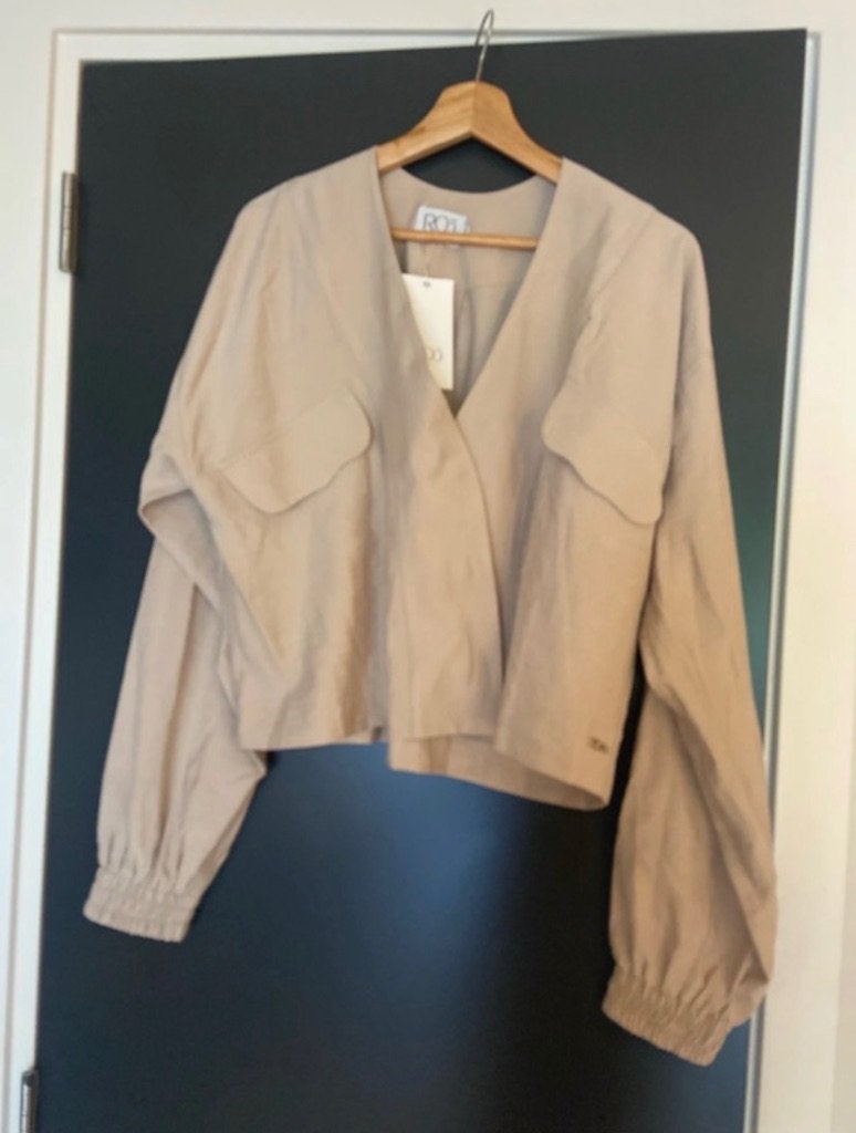 Blouse jasje, Kleding | Dames, Jasjes, Kostuums en Pakken, Beige, Maat 46/48 (XL) of groter, Nieuw, Rose6