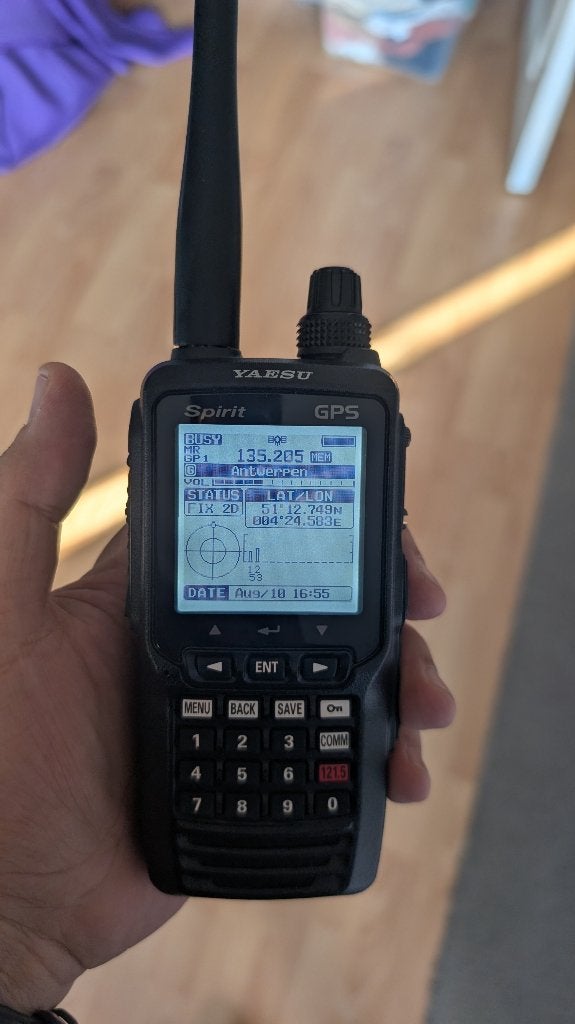 Yaesu FTA-750L Airband radio, Telecommunicatie, Zenders en Ontvangers, Ophalen, Zo goed als nieuw, Zender en Ontvanger