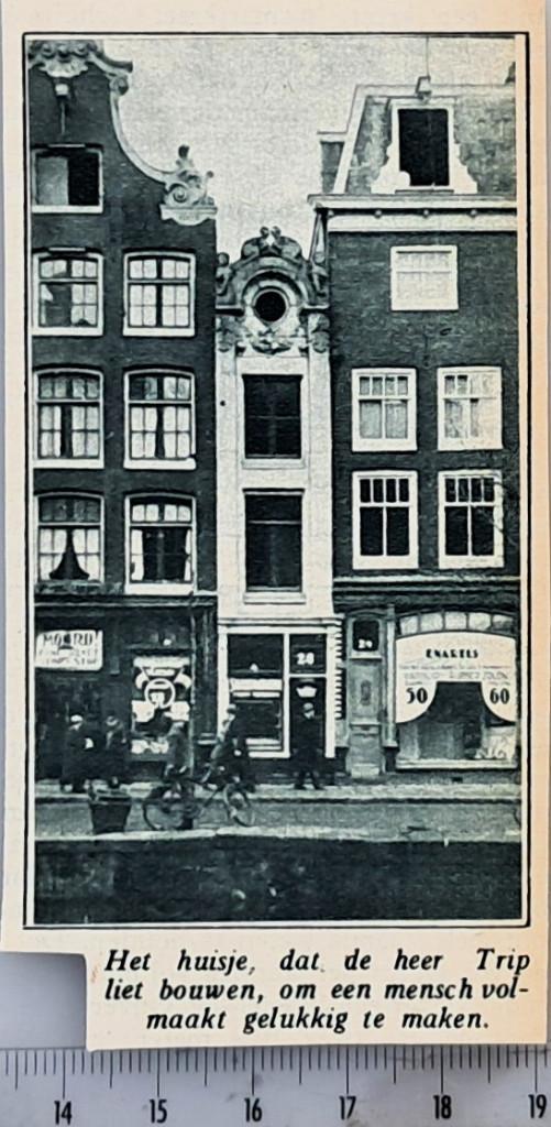 Amsterdam 1934; huisje, dat dhr.Trip voor iemand liet bouwen, Verzenden, Voor 1940, Gebruikt, Gebouw