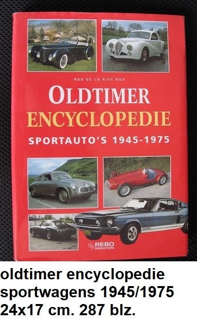 nieuw staat, boek oldtimer encyclopedie sportwagens 1945/75, Ophalen of Verzenden, Zo goed als nieuw, Algemeen