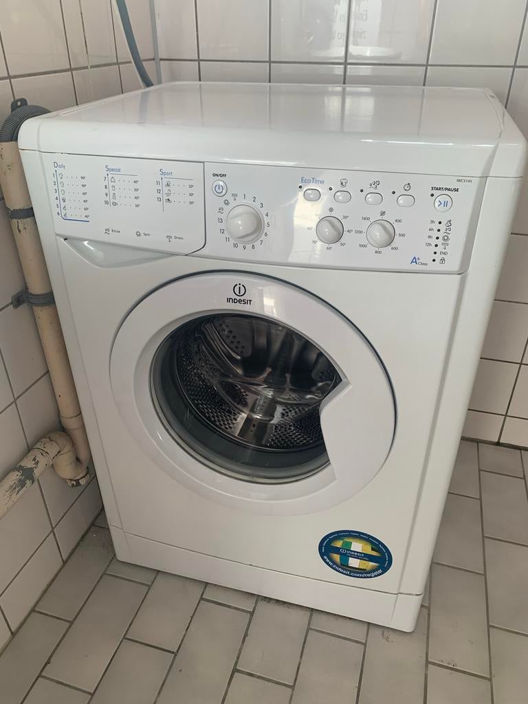 (Kapot) Indesit Wasmachine EcoTime A+ Klasse, Witgoed en Apparatuur, Wasmachines, Ophalen, 6 tot 8 kg, Minder dan 1200 toeren
