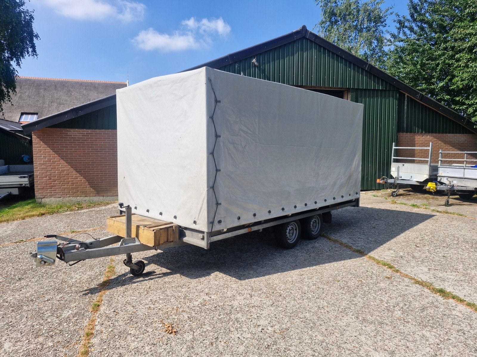 Hulco multitransporter met huif 3000kg,  rijplaten, Ophalen, -, -, Hulco