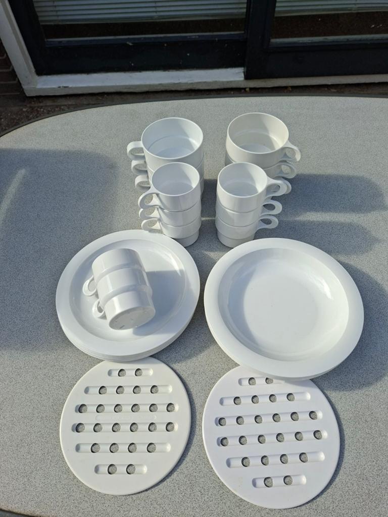 Camping Servies Coppia- 4 à 6 personen, Caravans en Kamperen, Kampeeraccessoires, Gebruikt, Ophalen