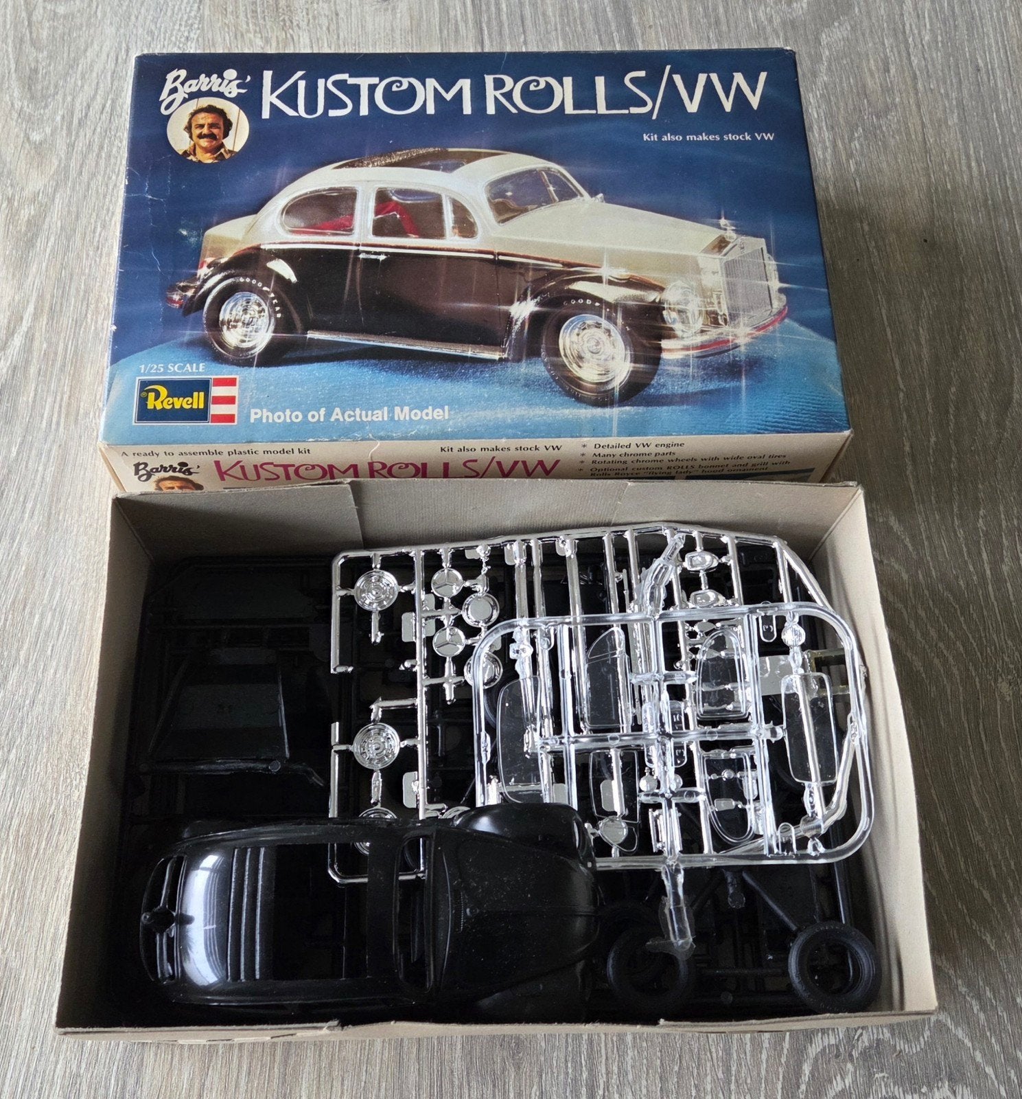 REVELL H 1322 BARRIS KUSTOM ROLLS / VW uit de JAREN 70, 1:50 of kleiner, Auto, Revell, Ophalen of Verzenden