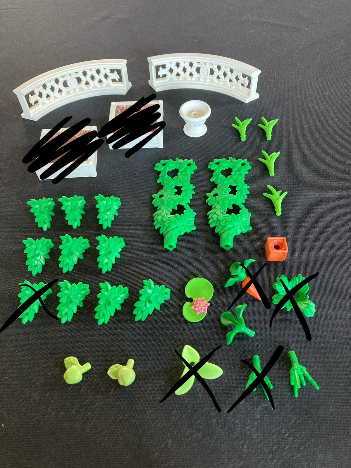 Playmobil hek, appel , ed…, Ophalen of Verzenden, Zo goed als nieuw
