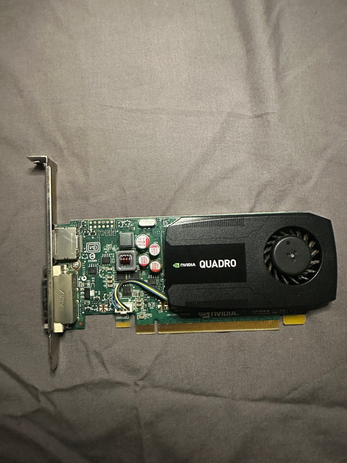 Nvidia Quadro K600 GPU, Computers en Software, GDDR3, Verzenden, Zo goed als nieuw, Overige typen