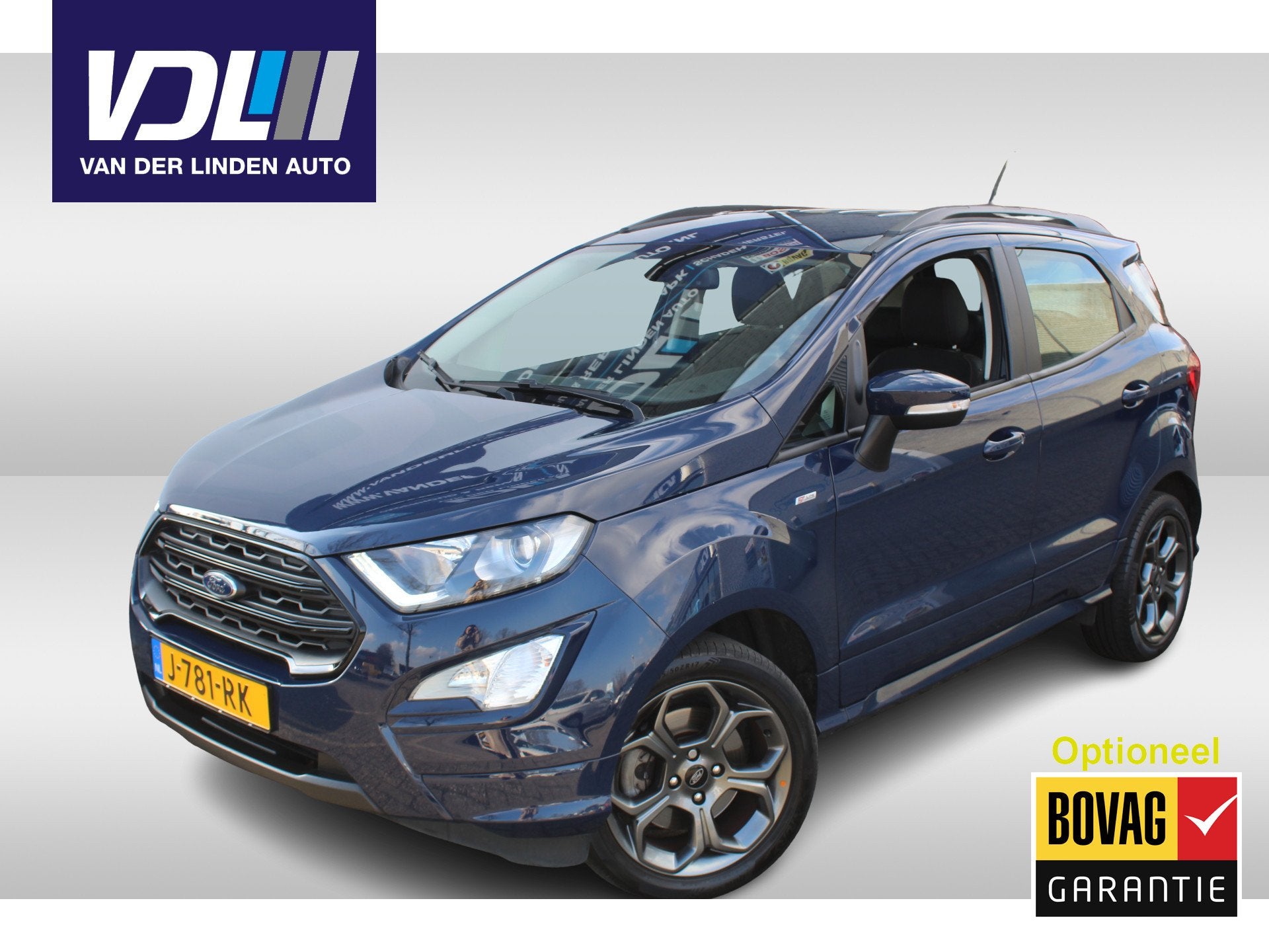 Ford EcoSport 1.0 EcoBoost ST-Line Black Trekhaak l LM velge, Voorwielaandrijving, Stof, Gebruikt, Euro 6