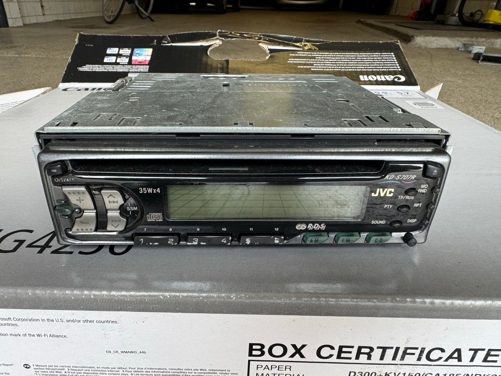 JVC KD-S707R CD-ontvanger autoradio, Ophalen of Verzenden, Gebruikt