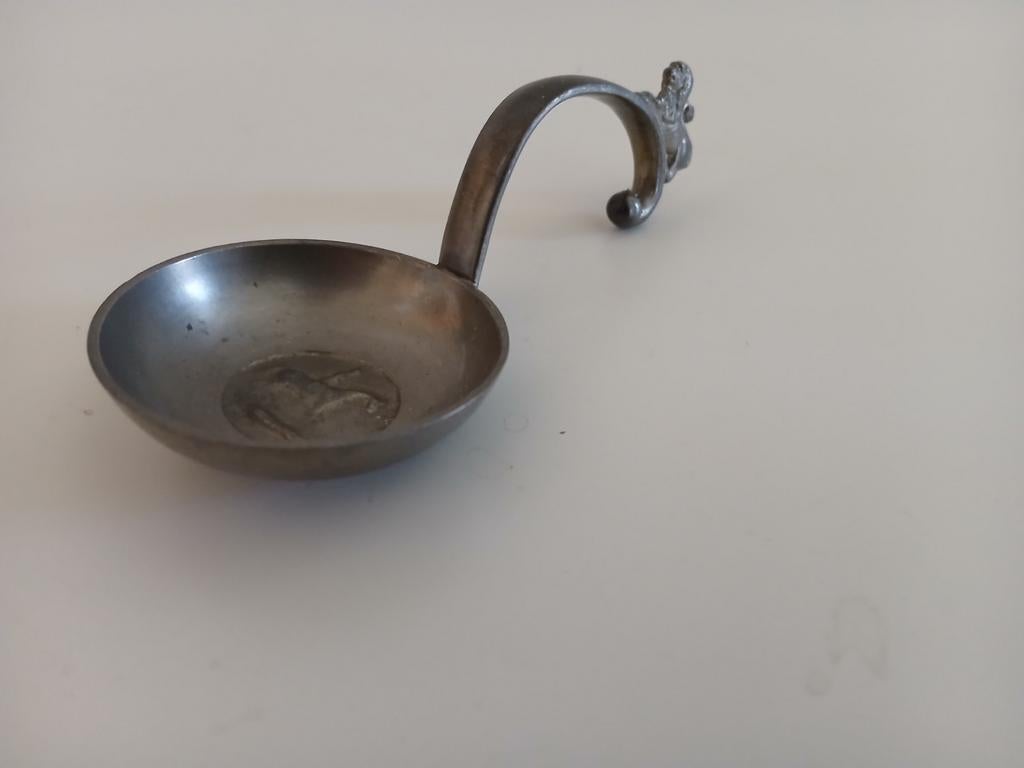 Tinnen lepel, Antiek en Kunst, Antiek | Tin, Ophalen of Verzenden
