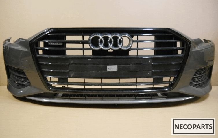 AUDI A6 C8 VOORBUMPER ORIGINEEL 6xPDC KLEUR LX8R, Auto-onderdelen, Carrosserie en Plaatwerk, Bumper, Audi, Voor, Gebruikt, Ophalen of Verzenden