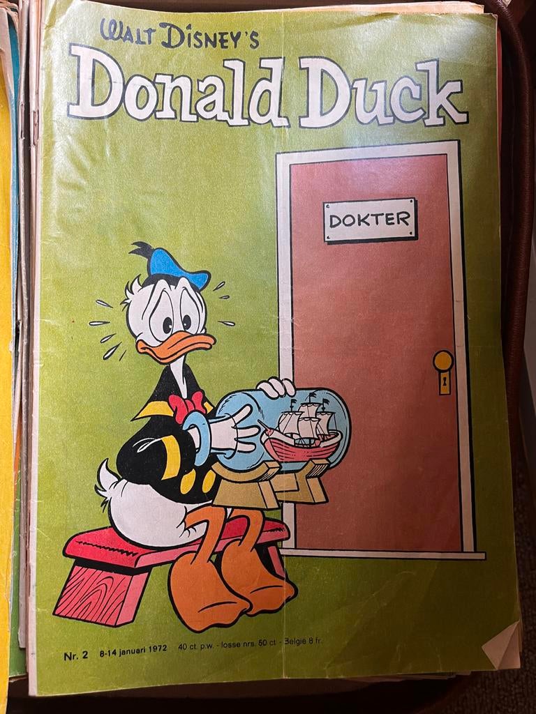 Donald Duck verzameling jaren '60 en '70, Meerdere stripboeken, Ophalen of Verzenden, Gelezen