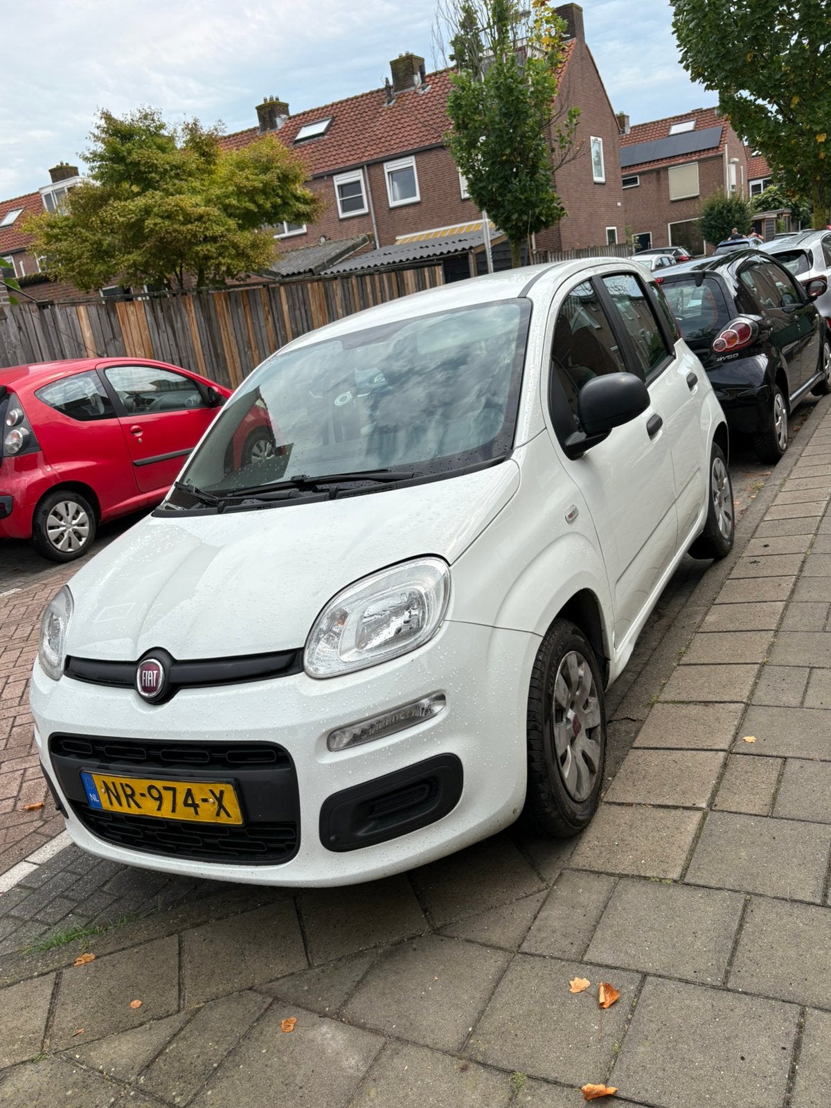 Fiat Panda 0.9 Twinair 44KW 2017 Wit Airco met nieuwe APK, Auto's, Voorwielaandrijving, Stof, Panda, 400 kg