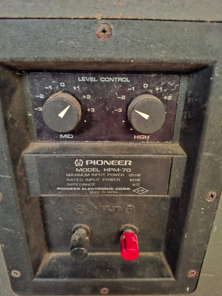Pioneer HPM-70 Vintage Luidsprekers - Set, Ophalen of Verzenden, Gebruikt
