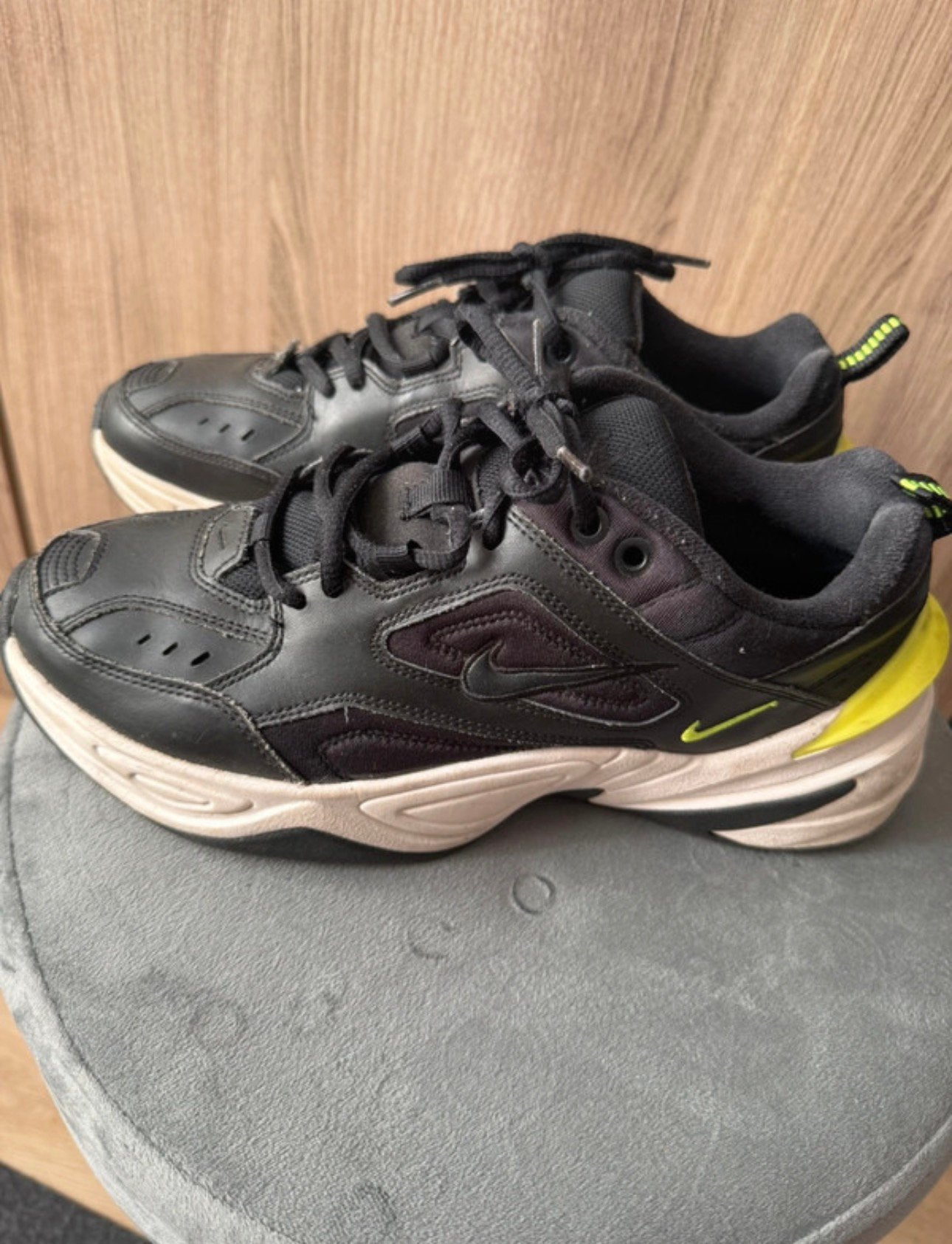 Nike M2K Tekno maat 40, Zwart, Ophalen of Verzenden, Sneakers of Gympen, Gedragen