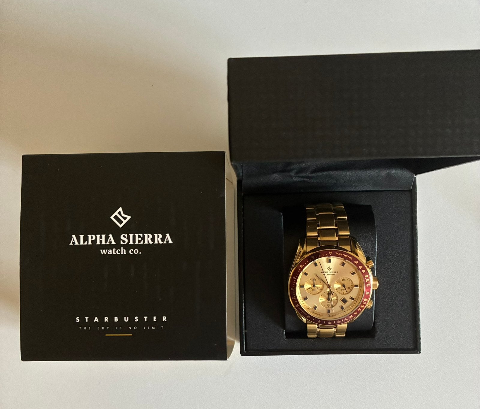 Alpha Sierra starbuster horloge te koop, Ophalen, Nieuw, Staal, Overige merken