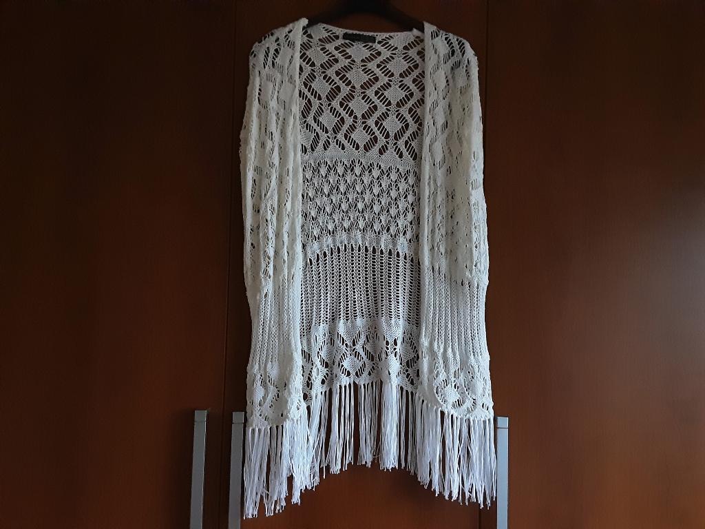 Nieuw Wit Gehaakt Dames Vestje maat M, Maat 38/40 (M), Primark, Wit, Nieuw