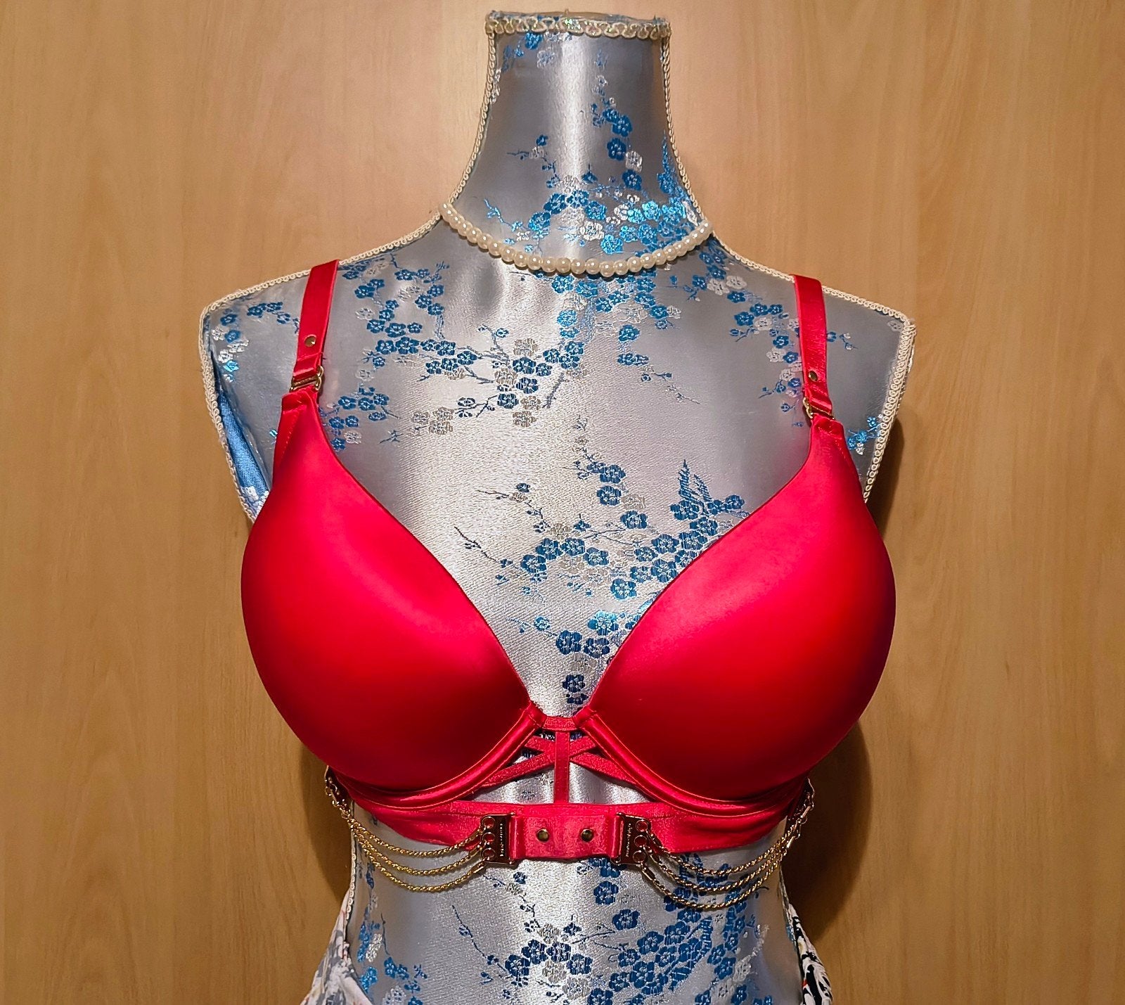 Viva Couture BH NIEUW! - Raspberry met gouden details, Viva Couture, Ophalen of Verzenden, Rood, BH