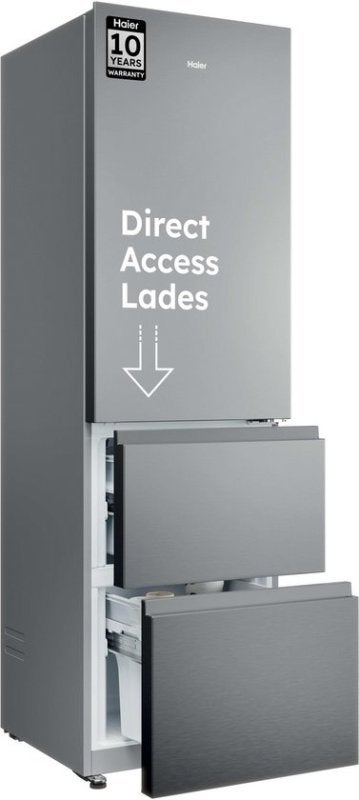 Haier koelkast HTR3518ENMX - Direct Access Lades - RVS, Haier, 302 bridgewater place birchwood park warrington WA3 6XG, 200 liter of meer