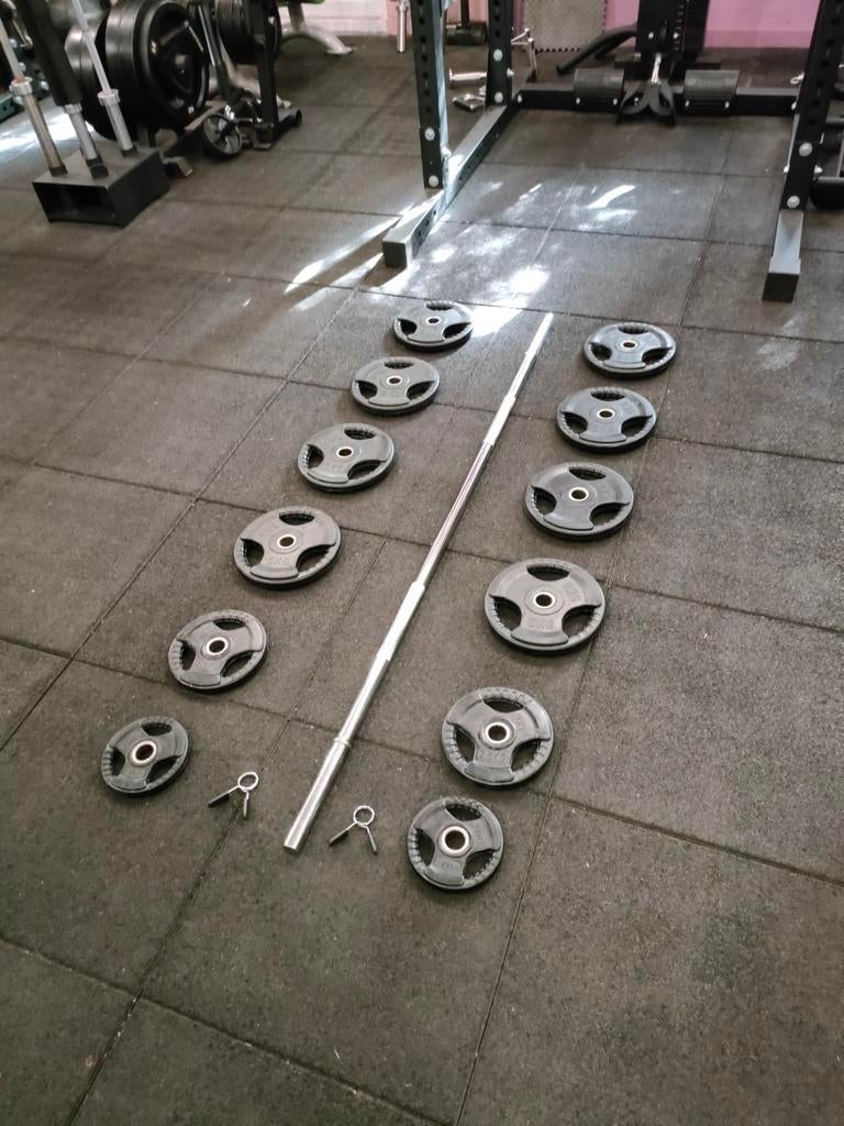 Gewichtenset, nog nieuw in doos! Tri-grip rubberen gewichten, Ophalen, Nieuw
