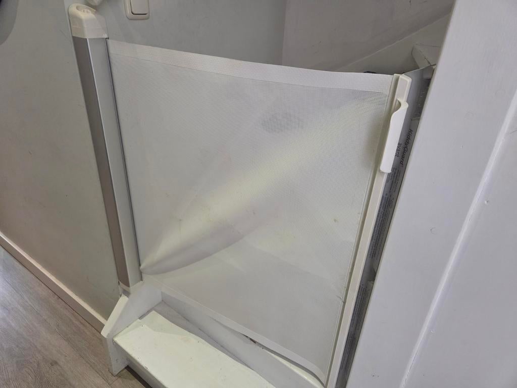 KiddyGuard Avant oprolhekje - wit, Ophalen, Gebruikt, Oprolhekje, 115 cm of meer
