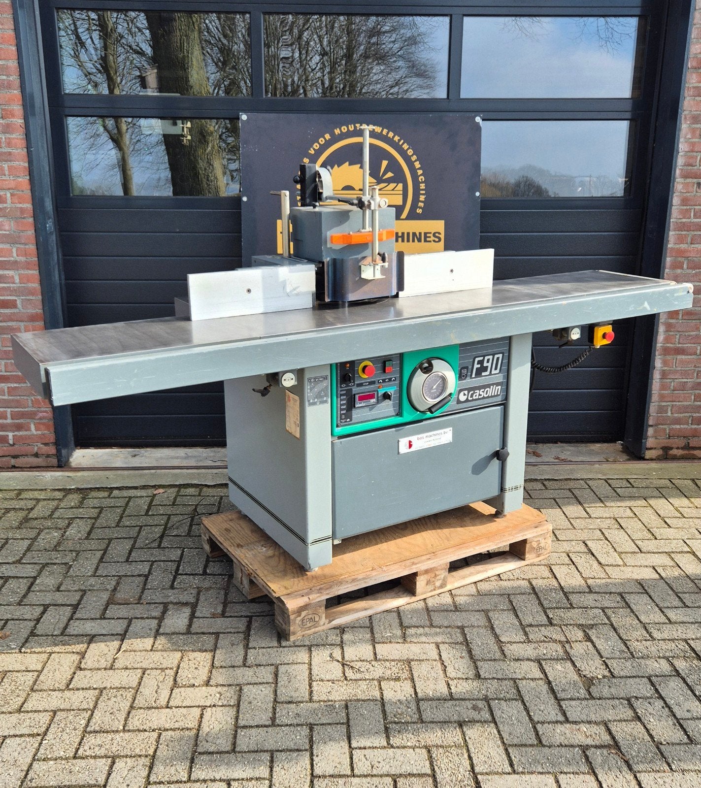 Casolin freesmachine CE 7,5kw geremd verbreed paneeldrager, Ophalen of Verzenden, Elektrisch