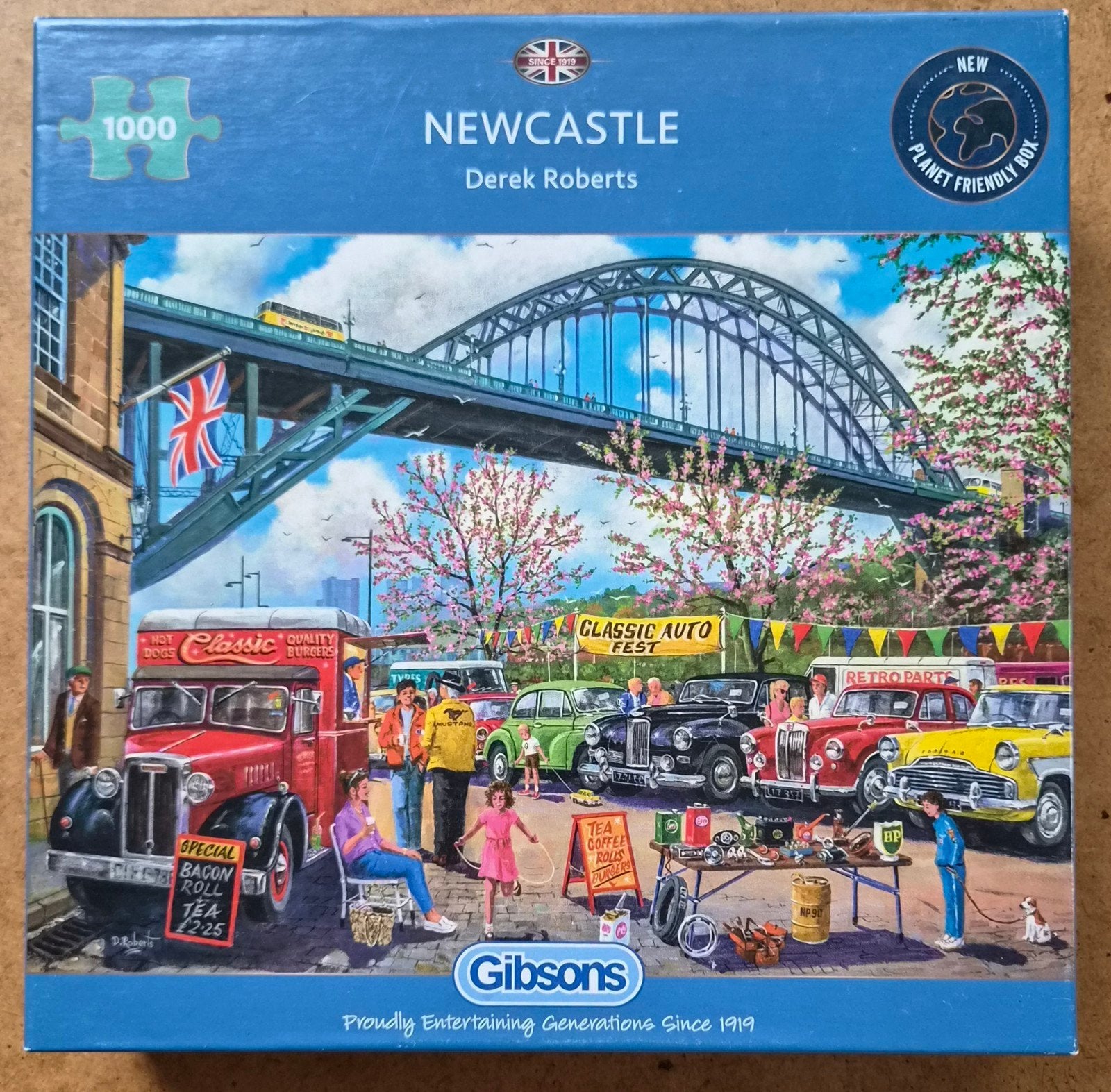 Gibsons puzzel:  Newcastle, Ophalen of Verzenden, 500 t/m 1500 stukjes, Zo goed als nieuw