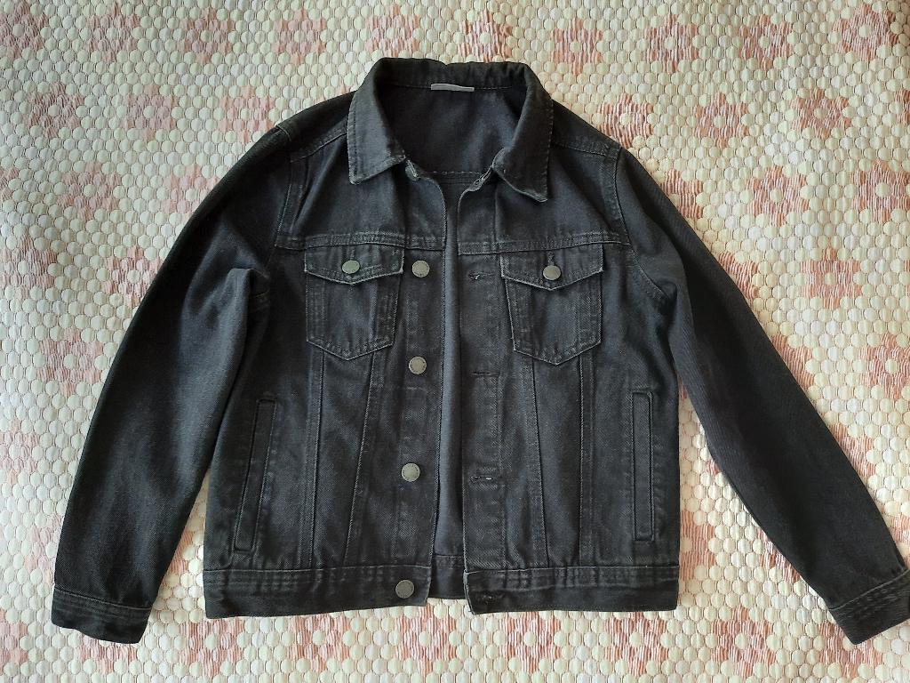 denim spijkerjas black denim, maat 146, Jongen of Meisje, Nieuw, Jas, Destination