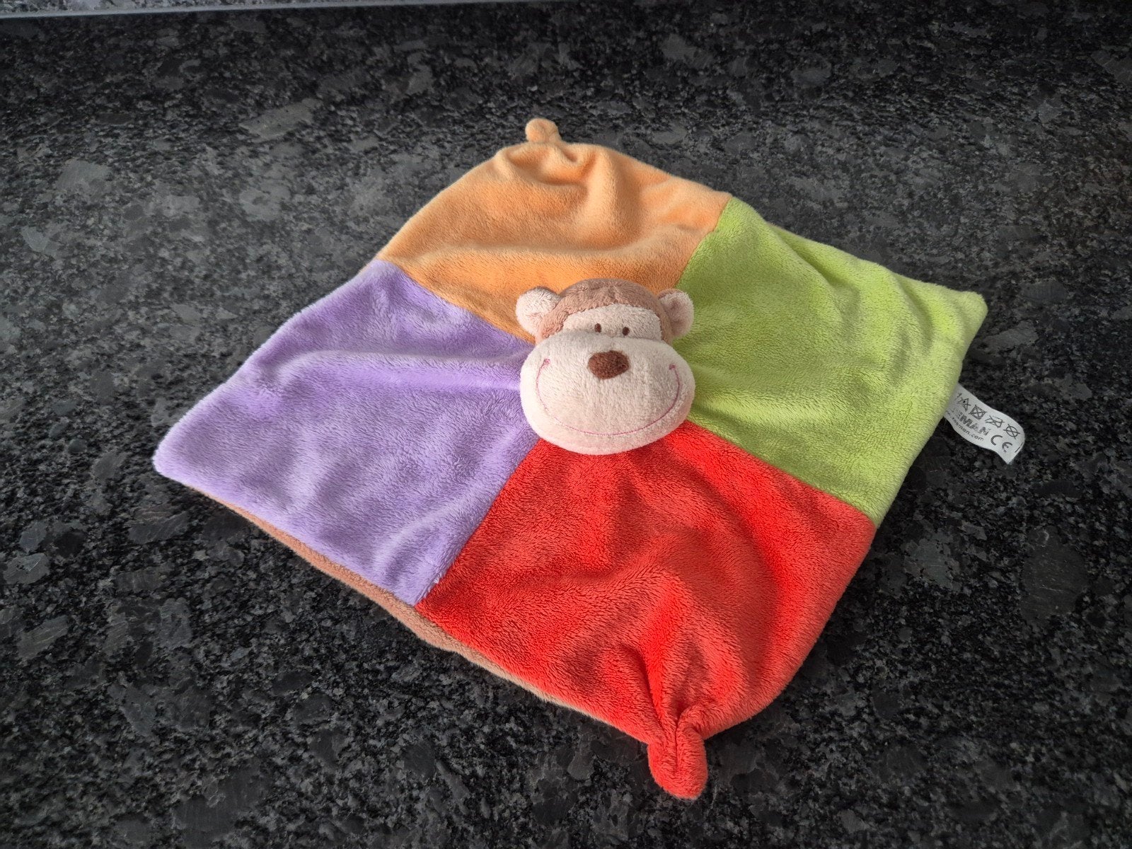 Zeeman - Knuffeldoekje Aap kleurtjes, Ophalen of Verzenden, Overige typen