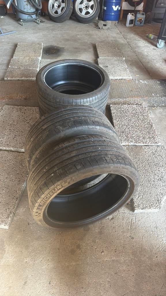 Michellin pilot super sport zomer 2x 225/40/18 2x 245/35/18, Ophalen, 18 inch, Band(en), Zomerbanden