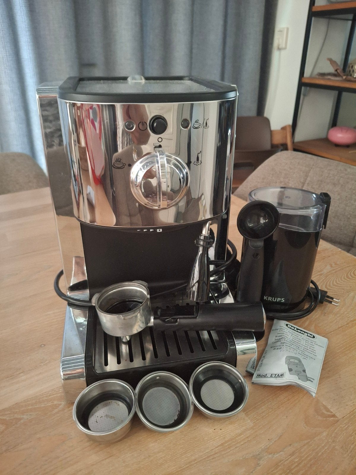 Beem koffiemachine, Ophalen