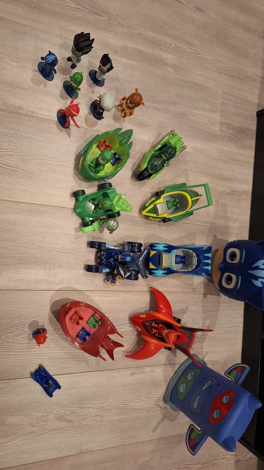Complete PJ Masks set - figuren en voertuigen, Ophalen of Verzenden, Gebruikt