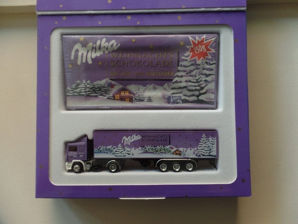 Volvo trekker / oplegger Milka Albedo, Verzenden, Nieuw, Bus of Vrachtwagen, Herpa