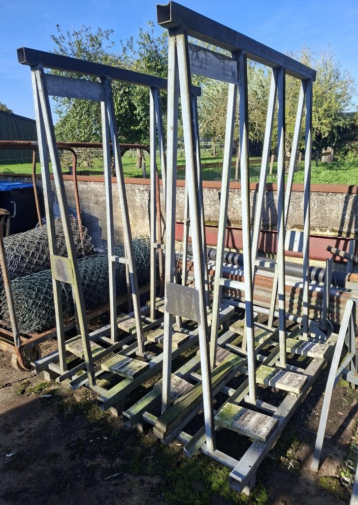 2 Glasbokken voor transport of opslag, Ophalen, Gebruikt
