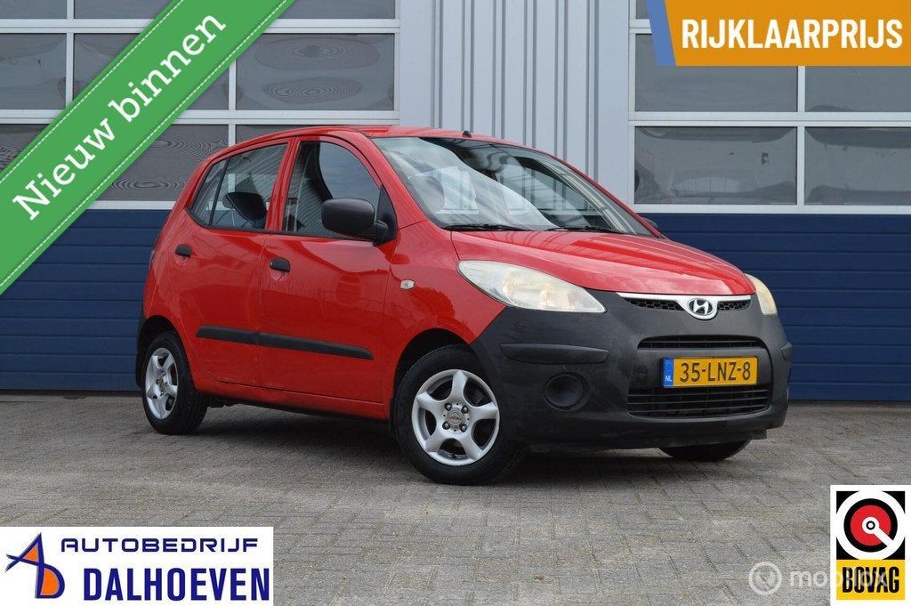 Hyundai i10 1.1 Active Cool, Auto's, Hyundai, Bedrijf, Te koop, i10, ABS, Airconditioning, Alarm, Elektrische ramen, Radio, Startonderbreker