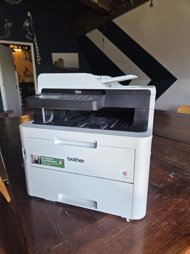 Brother MFC-L3750CDW Kleurenlaserprinter + Extra Toners, Ophalen, Gebruikt, All-in-one, Draadloos