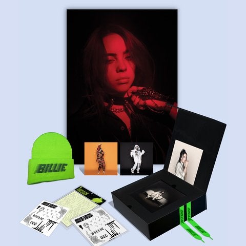 Cd SUPERFAN Box Billie Eilish When We All Fall Asleep NIEUW, Boxset, Pop, Speciale editie, Ophalen of Verzenden