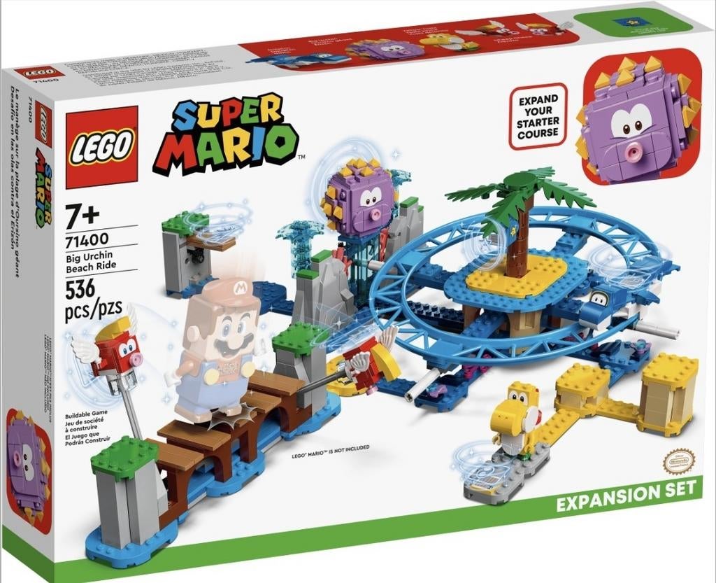 Lego Super Mario 71400 Big Urchin Beach Ride, Lego, Nieuw, Ophalen of Verzenden, Ongeopend/sealed