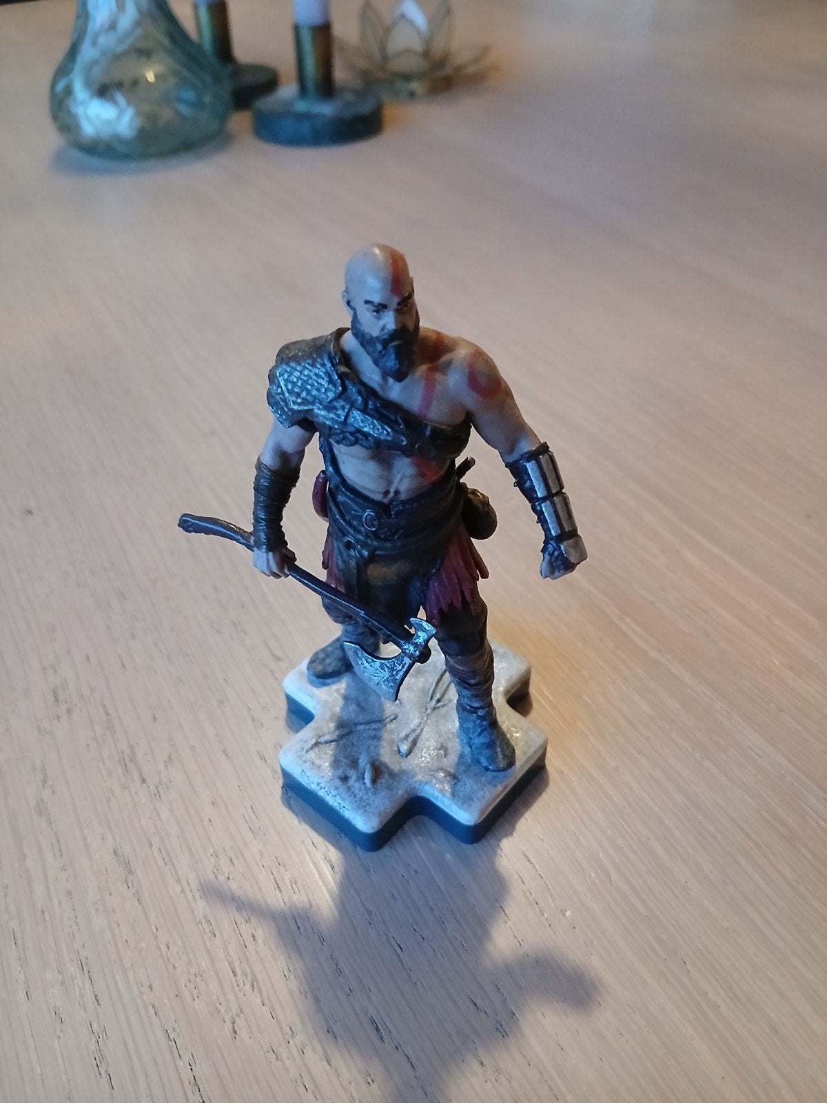 Kratos Totaku figuur - God of War verzamelobject, Verzenden, Zo goed als nieuw