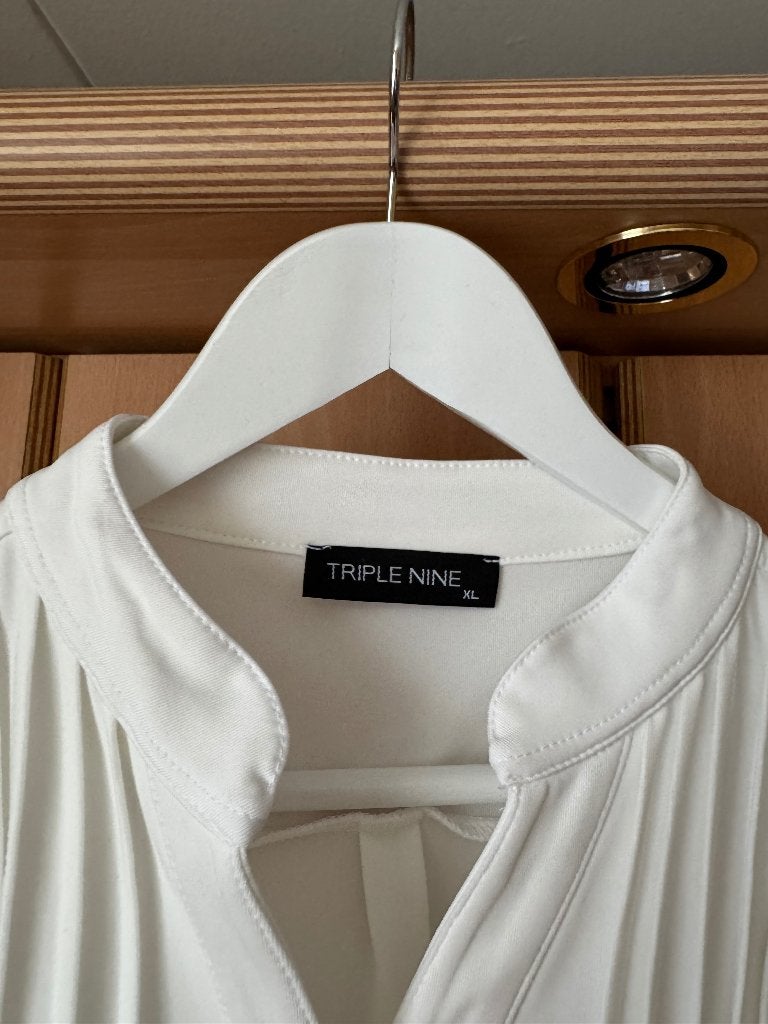 Nieuw witte blouse Triple Nine, Triple Nine, Wit, Maat 46/48 (XL) of groter, Nieuw