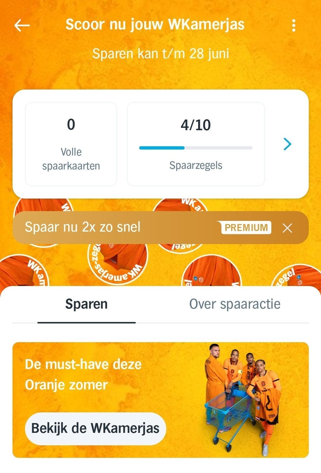 Zegels AH WK jas badjas, Albert Heijn, Ophalen of Verzenden