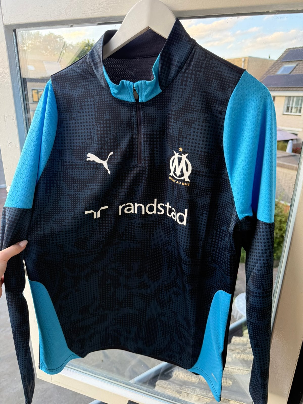 Olympique de Marseille trainings top 2024/25, Kleding | Heren, Ophalen, Zo goed als nieuw, Maat 52/54 (L), Voetbal